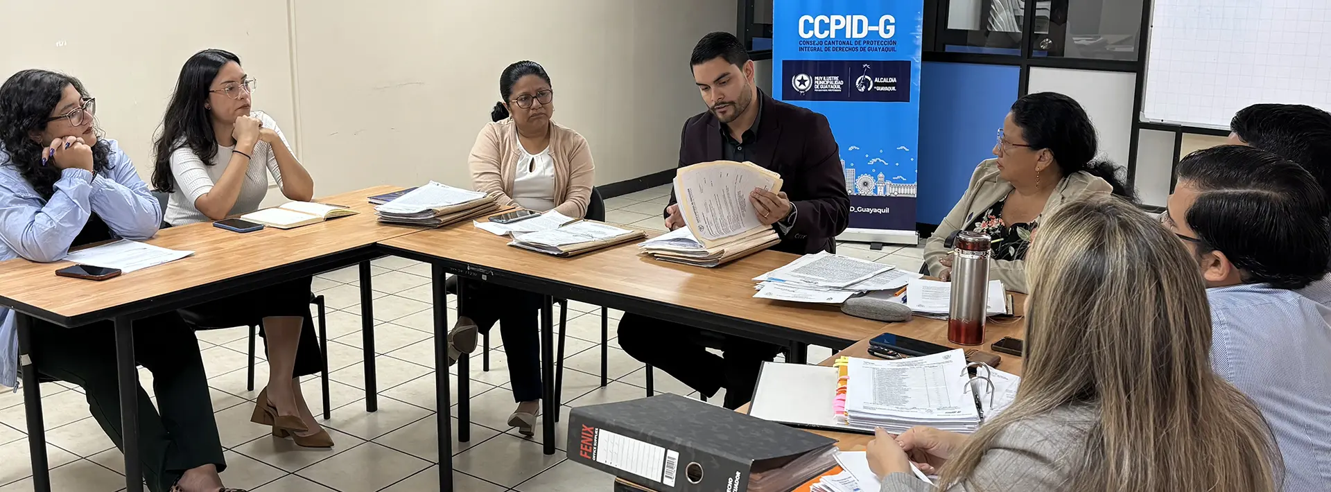 Consejo Cantonal refuerza articulación con el Ministerio de Educación y Junta Cantonal para garantizar el bienestar de la niñez y adolescencia