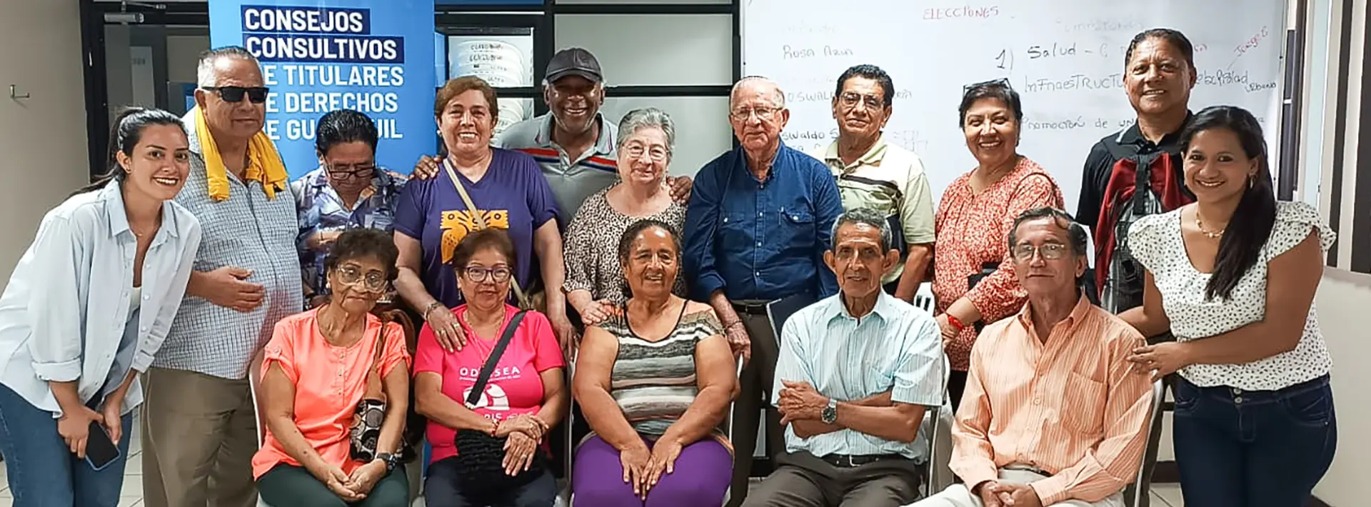 Consejo Consultivo de Personas Adultas Mayores de Guayaquil elige a su directiva y conforma comisiones de trabajo